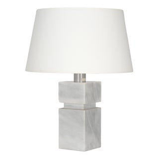 Carrara Marble Table Lamp, 1970 For Sale