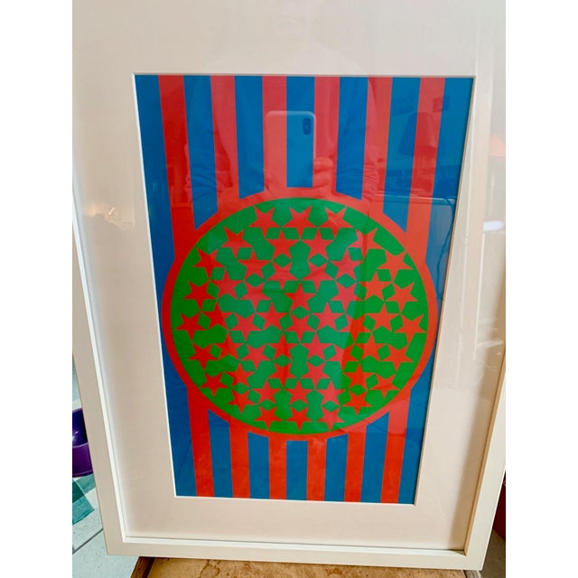 Abstract 1963 Original Robert Indiana Glory Banner Serigraph For Sale - Image 3 of 11