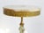 Vintage Marble Tripod Table with Brass Legs, 1960s For Sale - Image 4 of 8