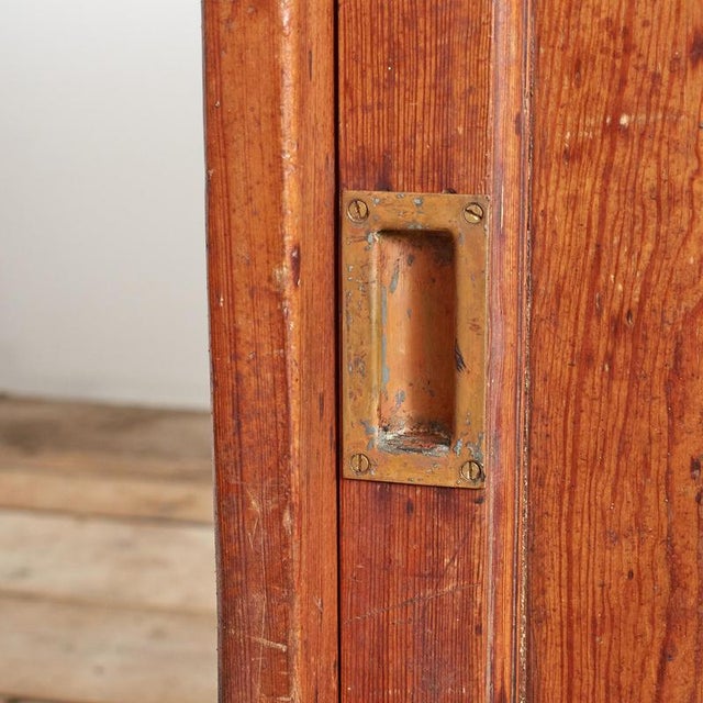 Pine School Cupboard, 1940s For Sale - Image 12 of 15