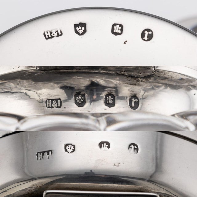 Antique Scottish Silver Clock and Inkwell by Hamilton & Inches, 1903 For Sale - Image 17 of 18