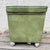 Mid-Century Modern 1950s Mid Century Modern Green Vinyl Storage Ottoman Hassock With Casters For Sale - Image 3 of 18