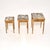 Antique French Gilt Wood Nesting Tables with Marble Tops, 1930, Set of 3 For Sale - Image 9 of 13