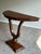 Wood Pair of Attributed J. Alexander Sardinia Neoclassical Demi-Lune Console Tables For Sale - Image 7 of 9