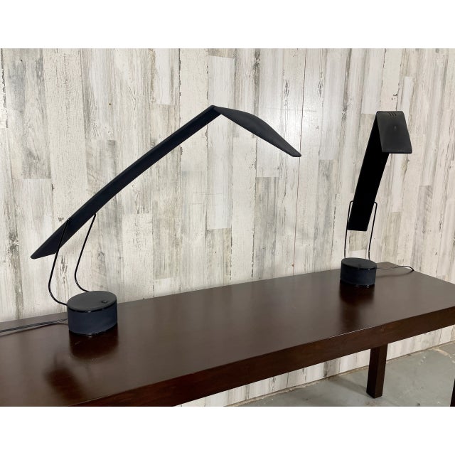 Contemporary Dove Task Lamps by Mario Barbaglia & Marco Colombo- a Pair For Sale - Image 3 of 12