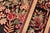 1990s Shabby Chic Floral 1990's Pak-Persian Black/Red Wool Rug - 6'2'' X 9'5'' For Sale - Image 5 of 9