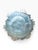 Late 20th Century Vintage Blue Art Glass Bowl | Sculptural Ruffled Freeform Rim | Handkerchief Style For Sale - Image 5 of 5