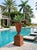 1990s Italian Neoclassical Terracotta Urn on Matching Pedestal For Sale In West Palm - Image 6 of 10