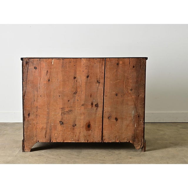 Neoclassical Italian 19th Century Inlay Walnut Commode For Sale - Image 3 of 15