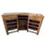 1990s 1990s Spanish Colonial Style Wood Bar W/ Iron Strapwork & Carved Columns For Sale - Image 5 of 12
