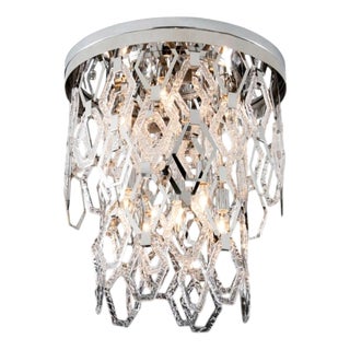 Collection Medea Chandelier in Metal and Crystal by Jago For Sale
