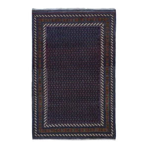 1920s Blue Antique Oriental Rug