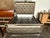 Eastern King Size Z Gallerie Ava Mirrored Tufted Bed For Sale - Image 10 of 12