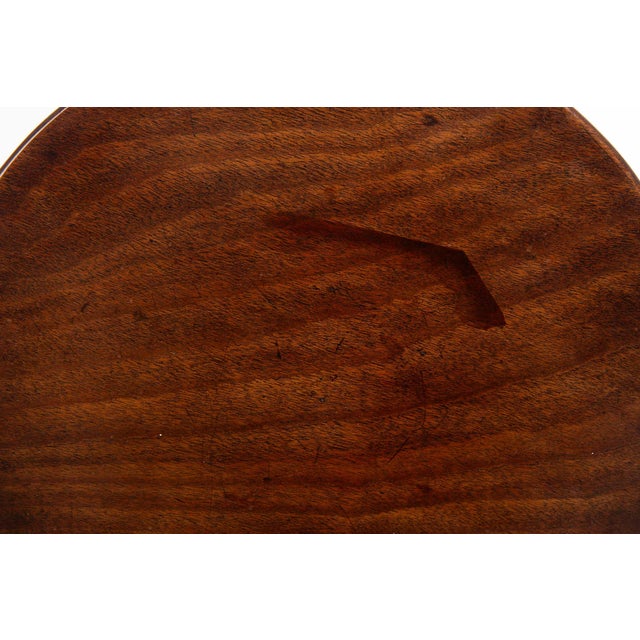 Rare English Queen Anne Antique Miniature Salesman Sample Tilt-Top Table For Sale - Image 6 of 16