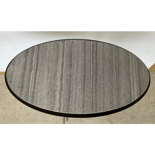 Modern Revelation Modern Gray Marble Strutt Accent Table For Sale - Image 3 of 3