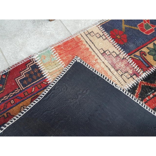 Ethnic Vintage Wool Hallway Runner For Sale - Image 4 of 10