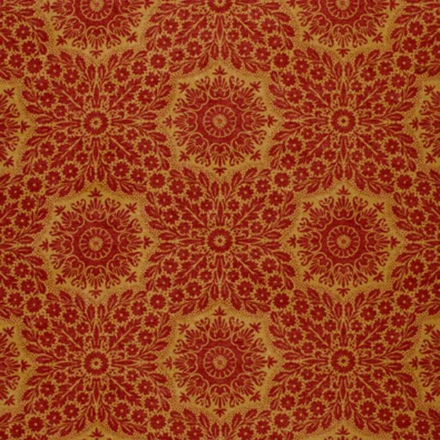 Sample- Schumacher Jamestown Fabric in Spice For Sale