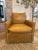Mid-Century Modern Room & Board Leather Swivel Chairs For Sale - Image 3 of 4