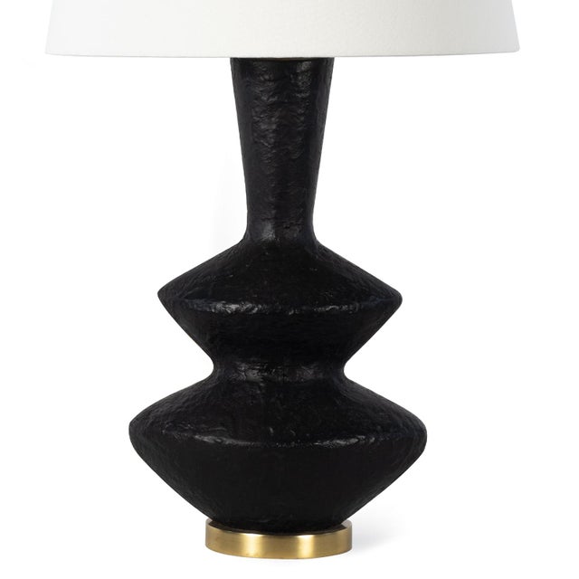Regina Andrew Poe Metal Table Lamp, Black For Sale - Image 4 of 7