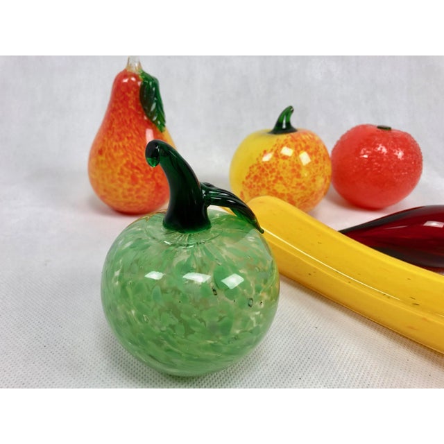 Mid-Century Modern Mid-Century Art Glass Fruits, 1970s, Set of 6 For Sale - Image 3 of 10