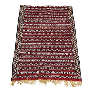 Geometric Hand Knotted Moroccan Berber Rug For Sale