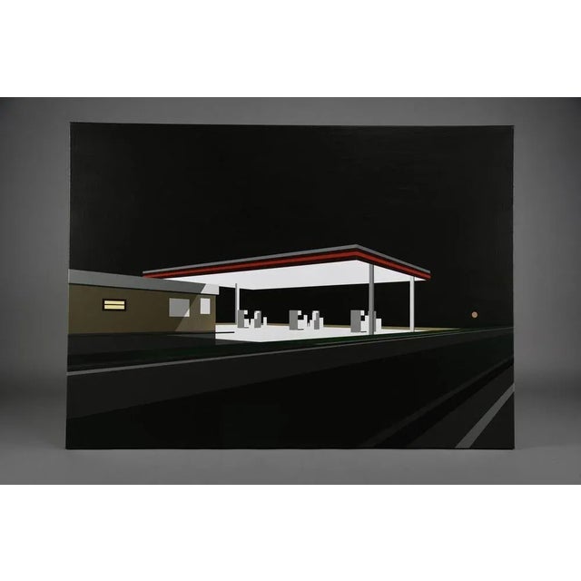 Jurriaan Molenaar (b. 1968) ‘En Route’ Acrylic on linen, 80 × 110 cm (31.5 x 43.3 in.) Dutch artist Jurriaan Molenaar is...