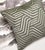 Contemporary Wave Pattern Geometric Pillow -18 Inches For Sale - Image 3 of 5