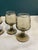 Mid-Century Modern Mid-Century Small Smoke Cordial Glasses- Set of 4 For Sale - Image 3 of 5