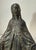 1920s Tall Antique Silver Plate Metal Religious Saint Virgin Mary Statue Sculpture For Sale - Image 5 of 13