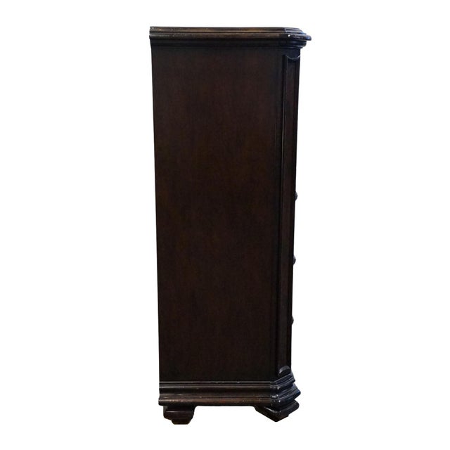 Stanley Furniture Walnut Contemporary Traditional 46" Chest of Drawers 128-13-12 For Sale - Image 11 of 12