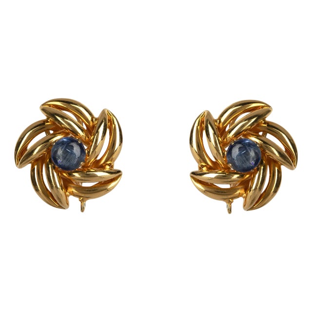 Angelique Studs Clip On, A Pair For Sale