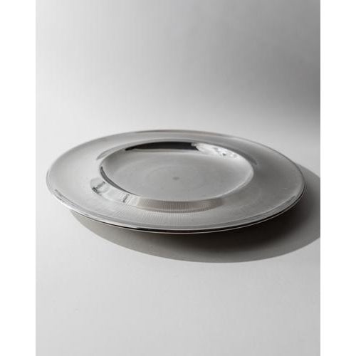 Silver Vintage Stainless Steel Bowl in Polished Metal, 1980s For Sale - Image 8 of 11