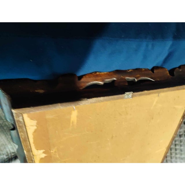 Carved Wood Wall Mirror, 1890s For Sale - Image 6 of 8