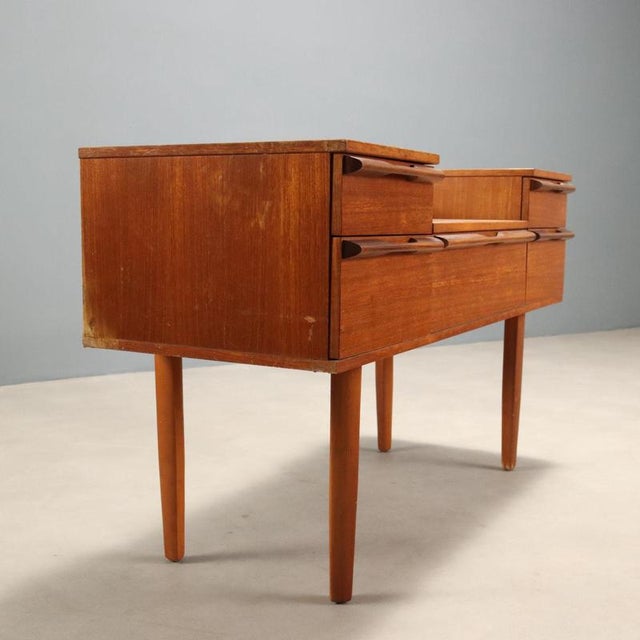 Wood Vintage English Dresser with Drawers, 1960s For Sale - Image 7 of 10