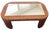 Contemporary Vintage 1970s Sculptural Bent Split Reed Wood Coffee Table With Mirrored Center — In the Style of Gabriella Crespi For Sale - Image 3 of 11