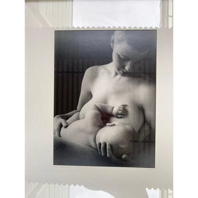 Fritz monshouwer Mother and child 1986 1986 For Sale - Image 3 of 6
