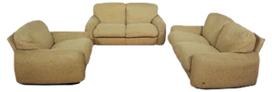 Sofas and Armchair in Wool from Busnelli, 1970s, Set of 3