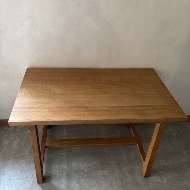 Vintage Oak Dining Table, 2010s, in Very Good conditions. Designed 1950 to 1959