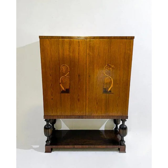 Wood Mid-Century Swedish Wooden Cabinet, 1940s For Sale - Image 7 of 8