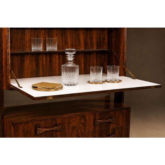 Modular Brazilian Rosewood Shelving Units by Ernesto Hauner, Brazil, 1960s For Sale - Image 12 of 18