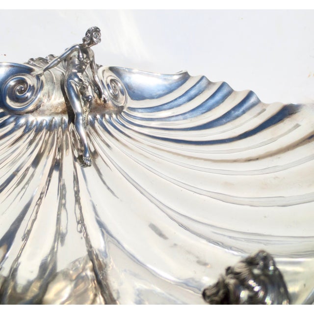 Art Deco Italian 800 Silver Centerbowl Circa 1930s For Sale - Image 3 of 12
