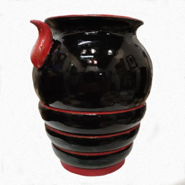 Terracotta Vase by Davide Fabbri for CIMA di Davide Fabbri, 1932 For Sale - Image 11 of 13