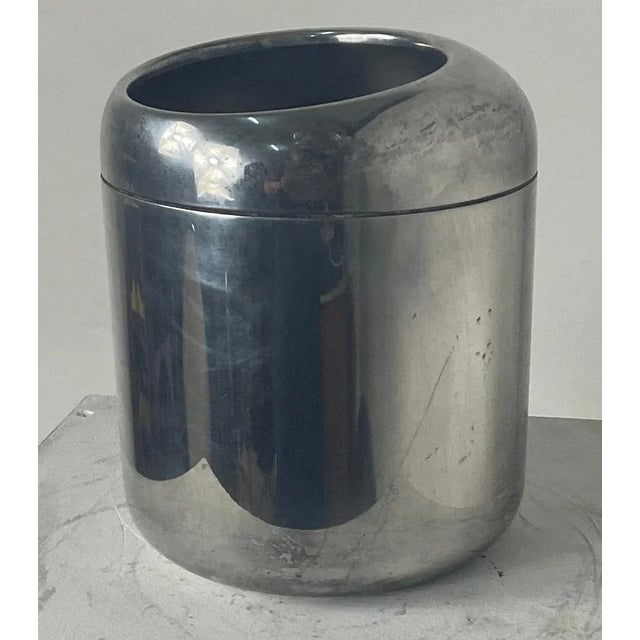 Vintage Ice Bucket in Metal from Cristofle, 1970 For Sale - Image 3 of 12