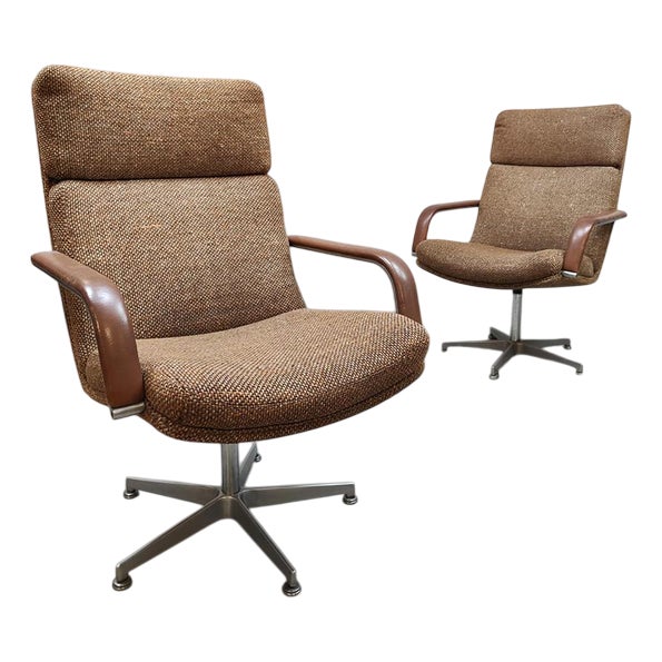 Vintage Dutch Channel Desk Chair by Geoffrey Harcourt, 1960s For Sale