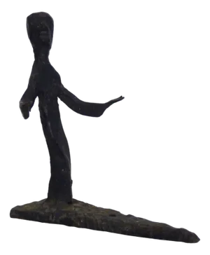 Brutalist Cast Iron Sculpture, 1960s