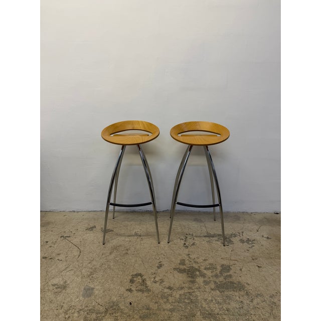Modern Sigurdur Thorsteinsson Lyra Bar Stools for Magis, Italy - A Pair For Sale - Image 3 of 18