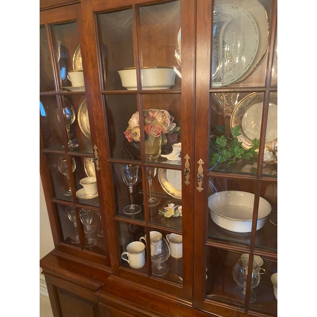 1970s Vintage Pennsylvania House Cherry Hutch Chairish
