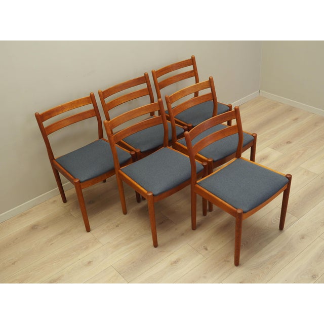 1970s Danish Teak Chairs from Poul M. Volther, 1970s, Set of 6 For Sale - Image 5 of 18