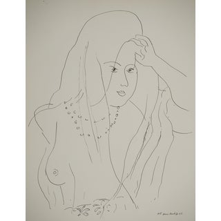 Henri Matisse, Nude with Pearls and Veil, Signed Lithograph For Sale