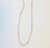 Gold Antique Old European Cut Diamond Necklace, Five Bezel-Set Diamonds, 14k Gold Chain For Sale - Image 8 of 12